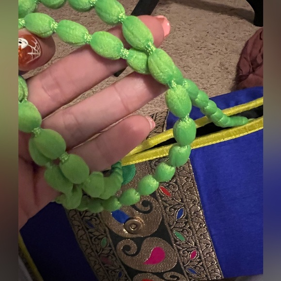 Women’s Multicolored Indian Style Clutch Purse - Picture 3 of 4